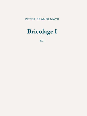 cover image of Bricolage I